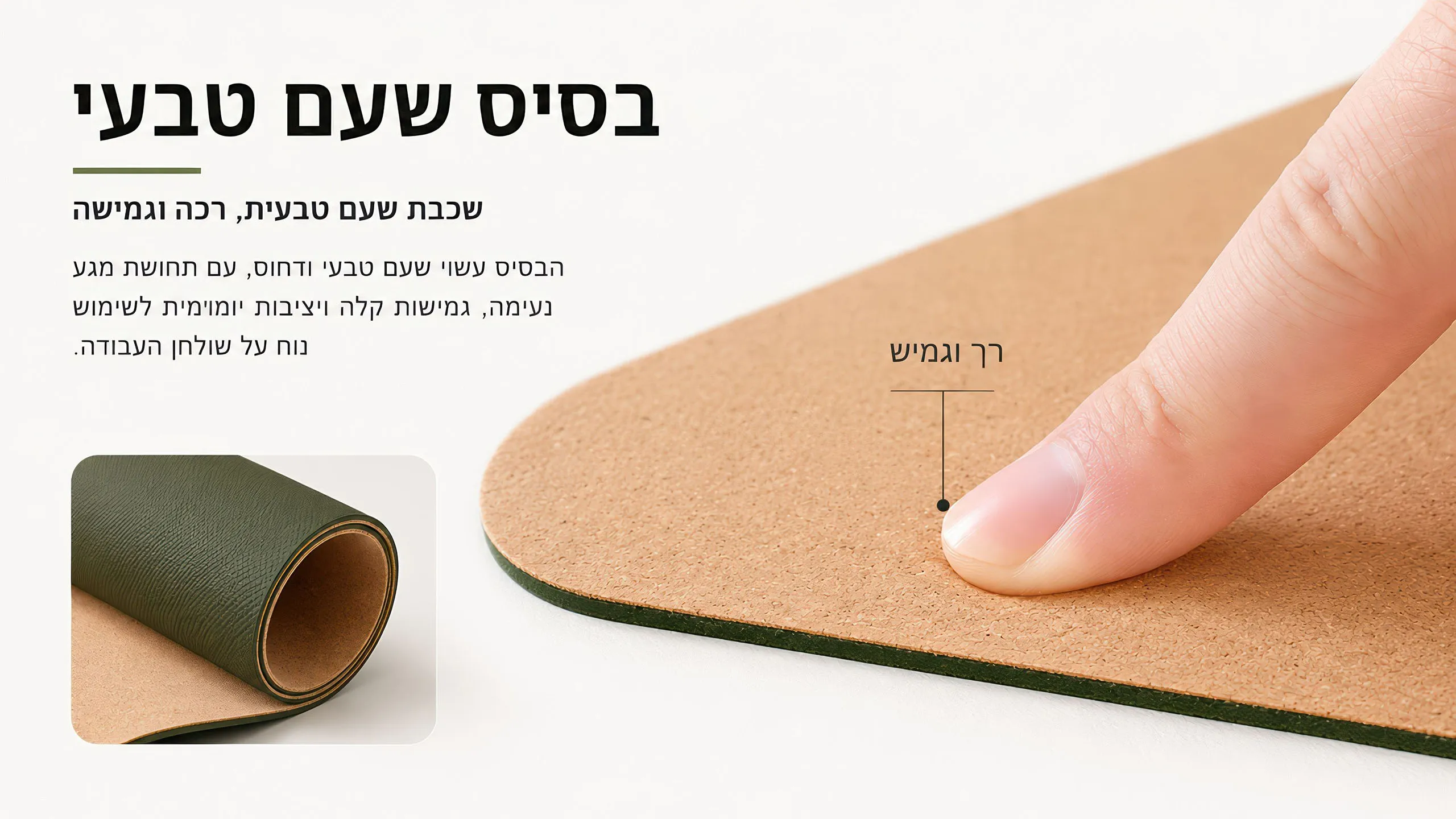 שעם טבעי שמרגיש יציב